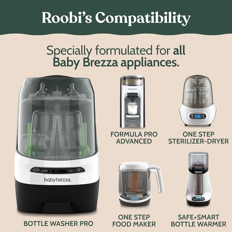 Roobi Descaling Solution Compatible with Baby Brezza. Specially Formulated to Clean & Descale Baby Appliances. Up to 2 Uses per Bottle, 2 Pack. Carbon Neutral. - Image 5